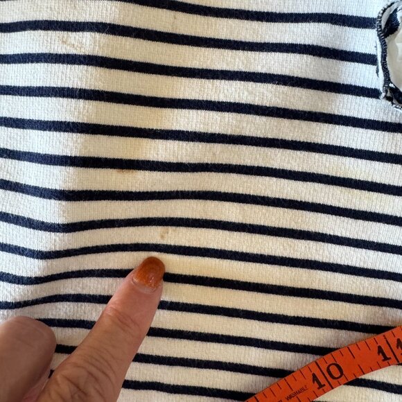 Janie and Jack nautical flutter sleeve eyelet ruffle dress size 12/18 months - Picture 6 of 8